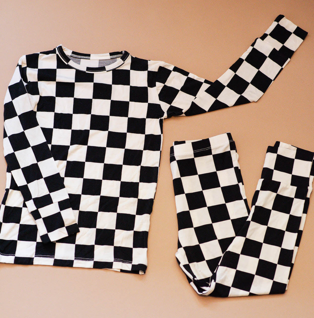 Checkered Caviar - Long Sleeve Set