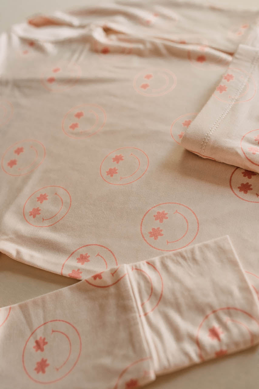 Flower Smiley - Long Sleeve Set