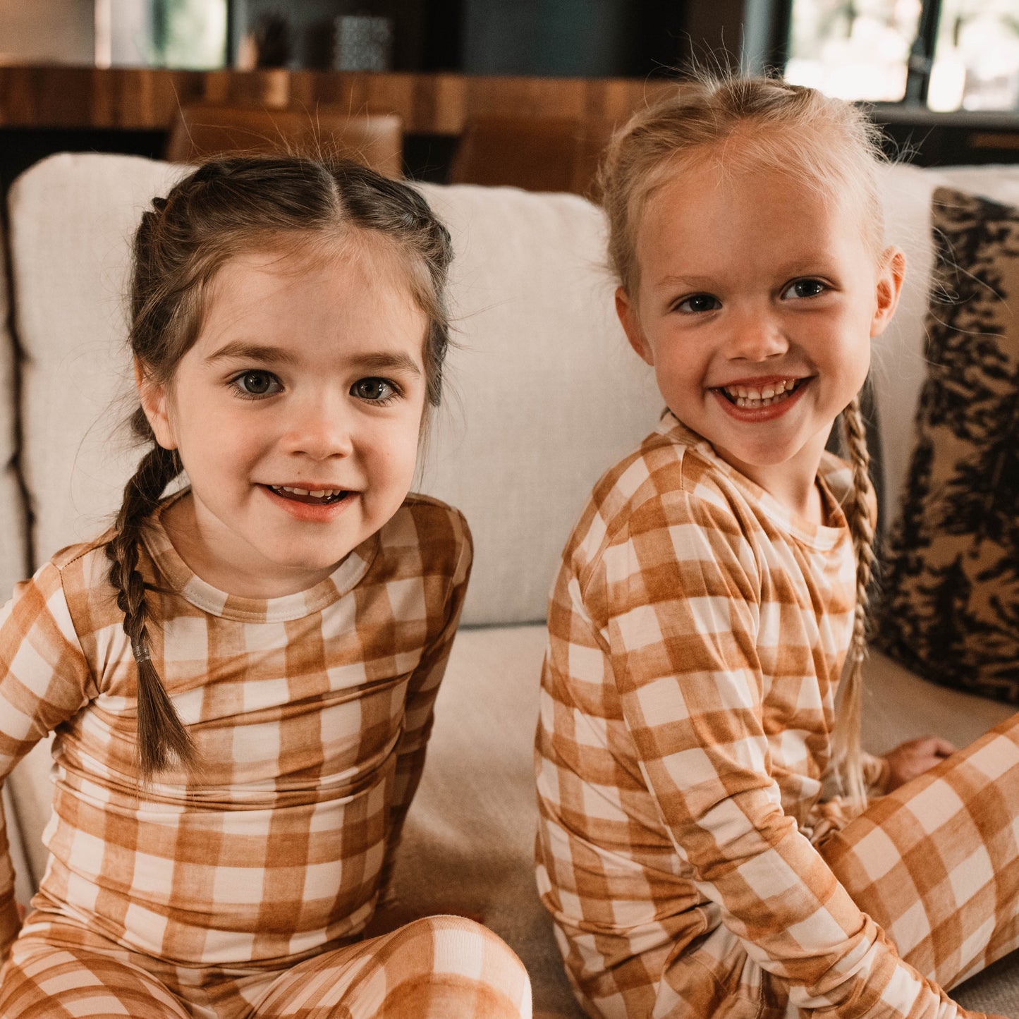 Desert Gingham - Long Sleeve Set