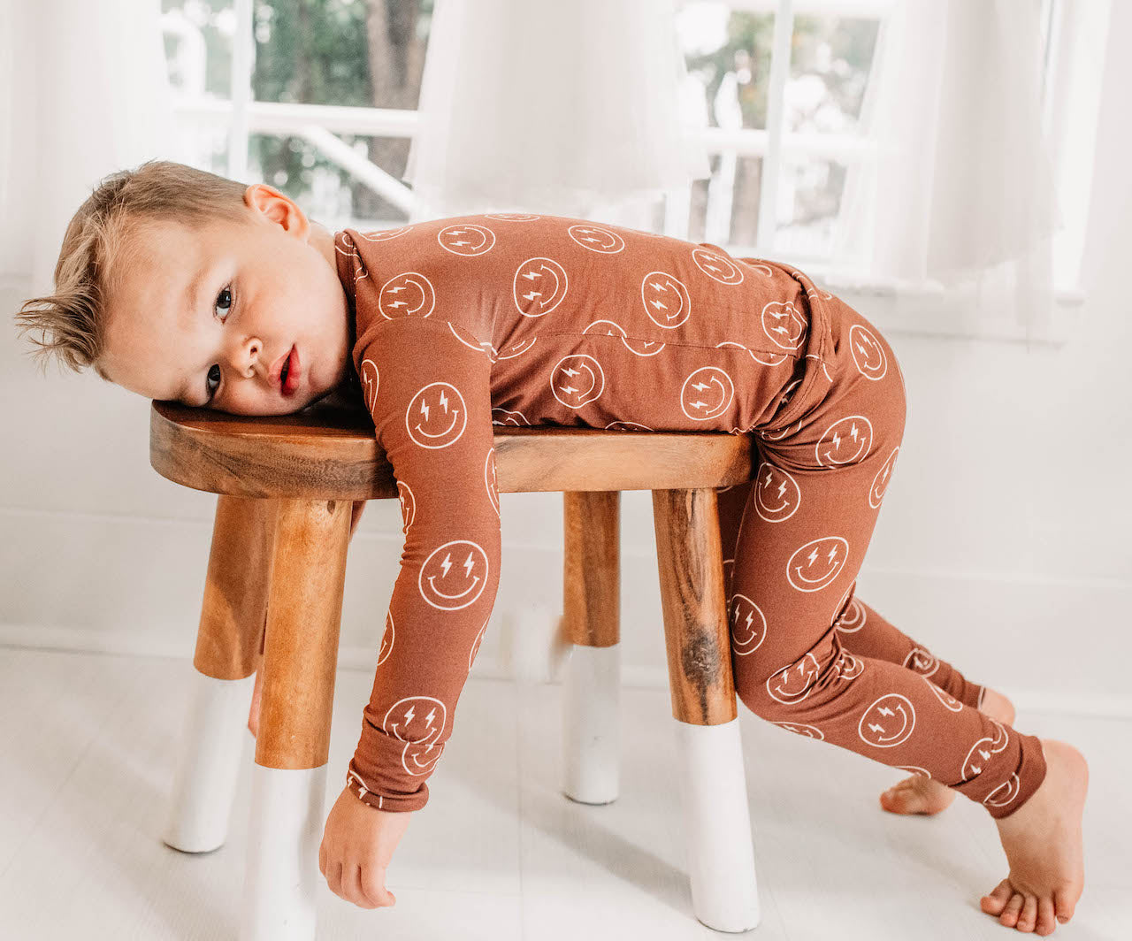 Lightning Smiley - Long Sleeve Set