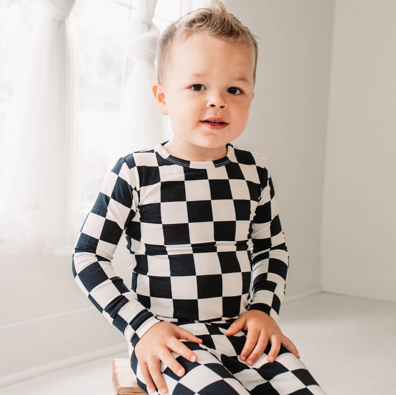 Checkered Caviar - Long Sleeve Set