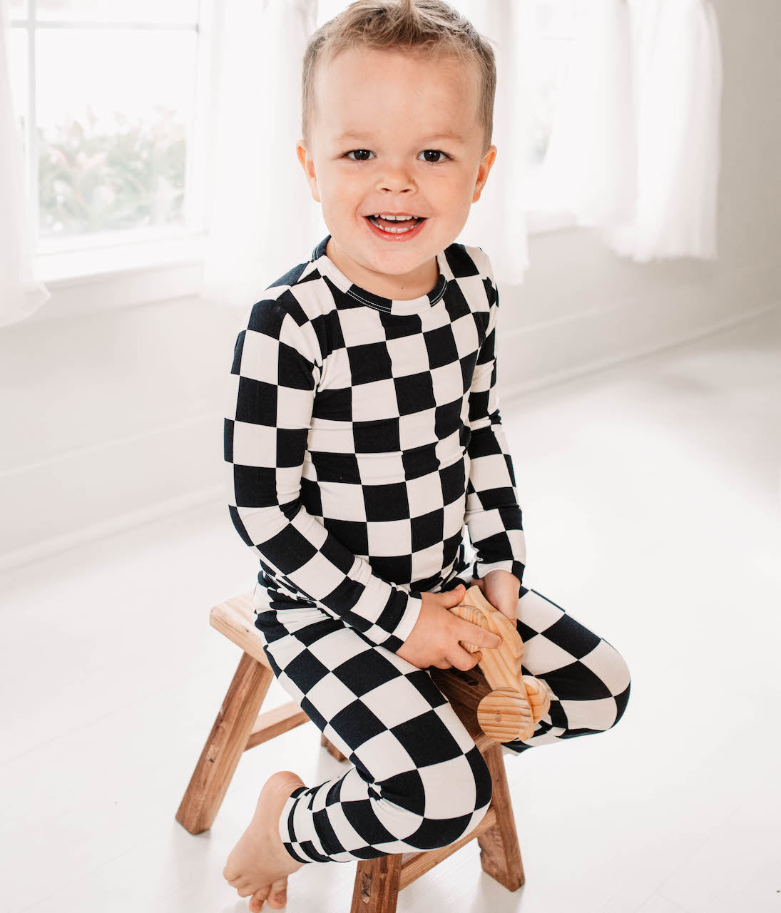Checkered Caviar - Long Sleeve Set