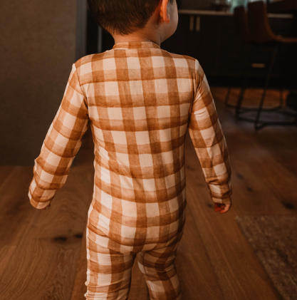 Desert Gingham - Footie
