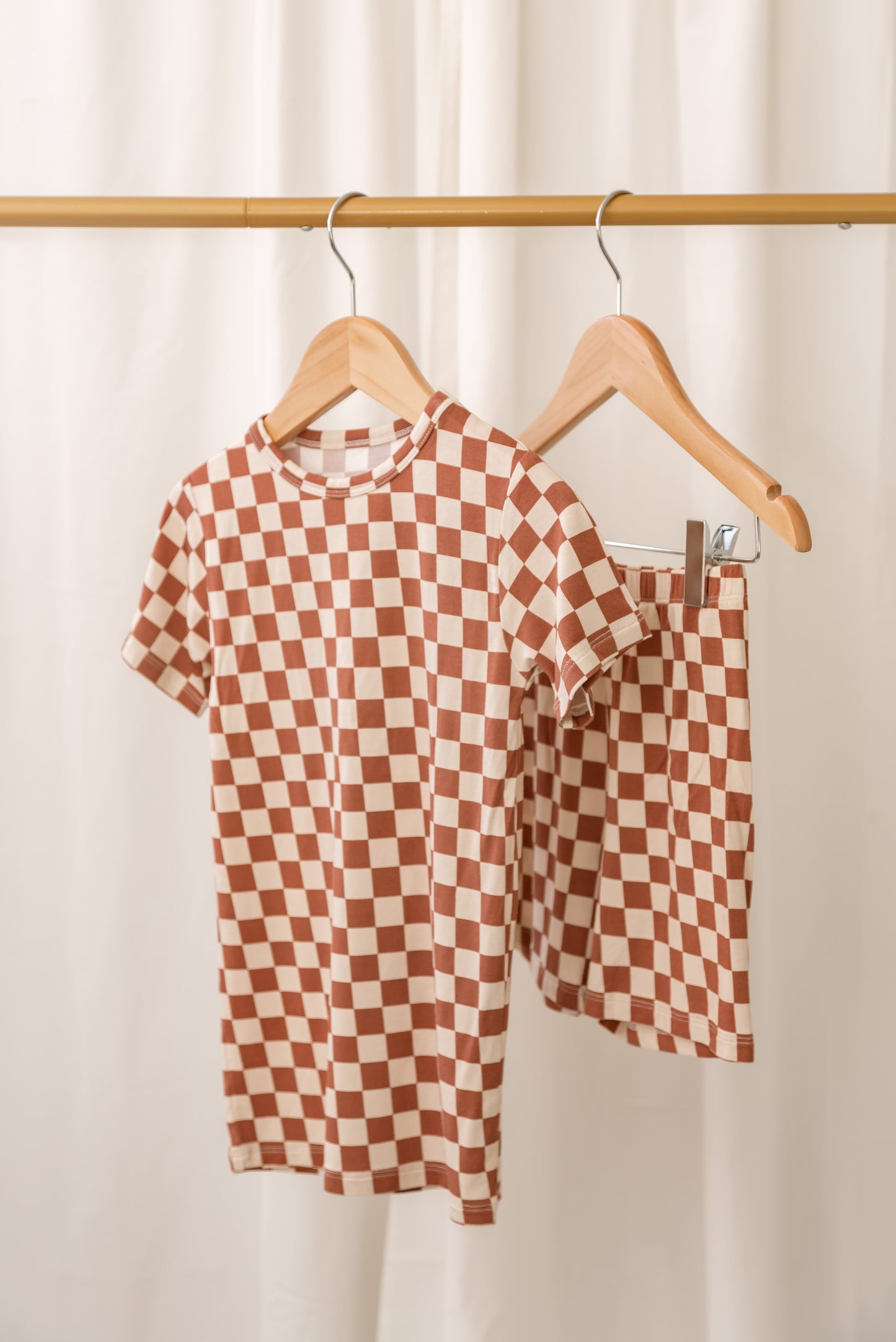 Rusty Checkers - Matching Short Set