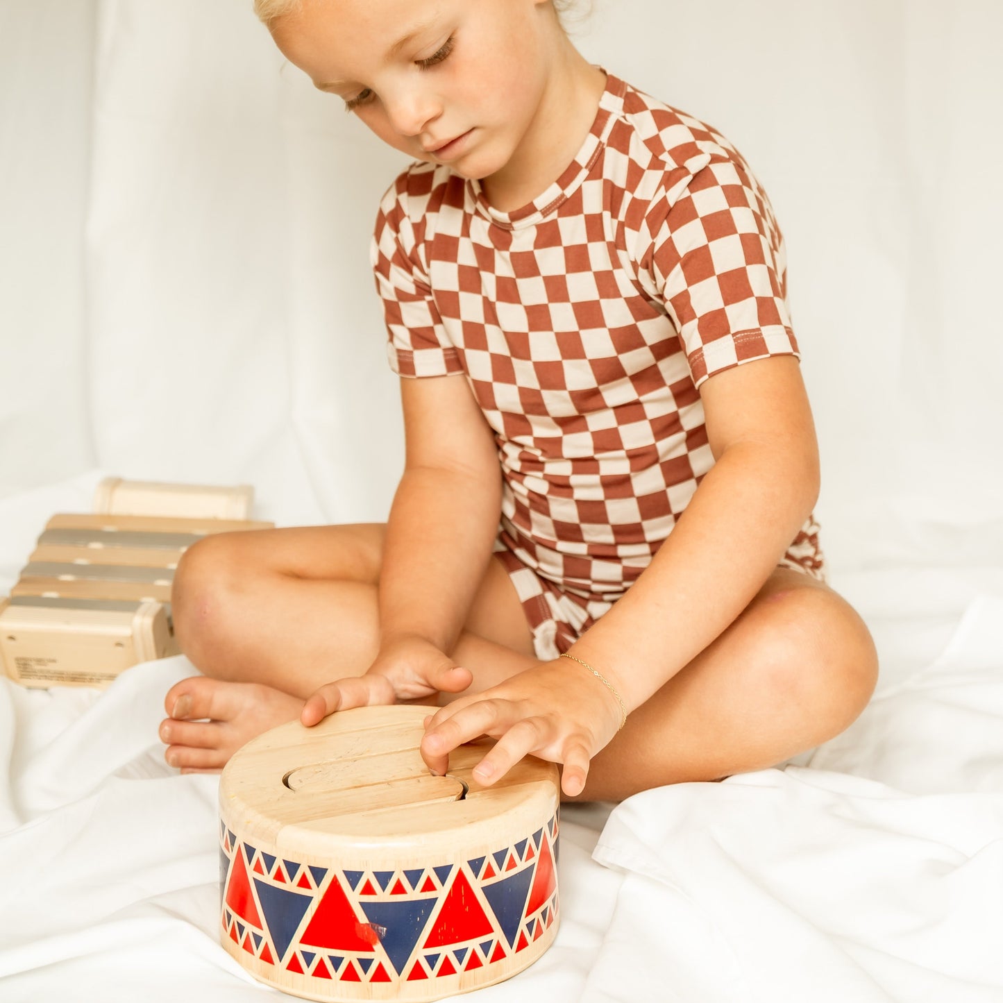 Rusty Checkers - Matching Short Set
