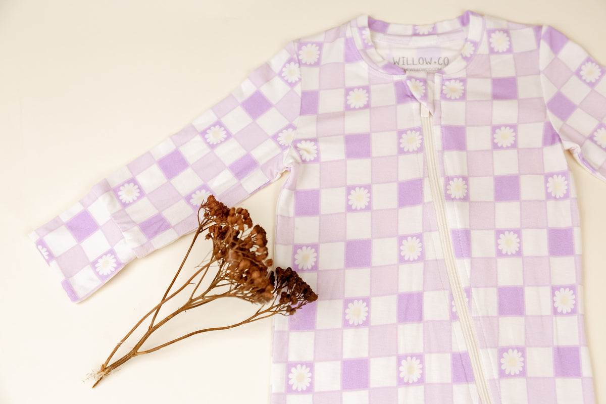 Purple Checker Daisy