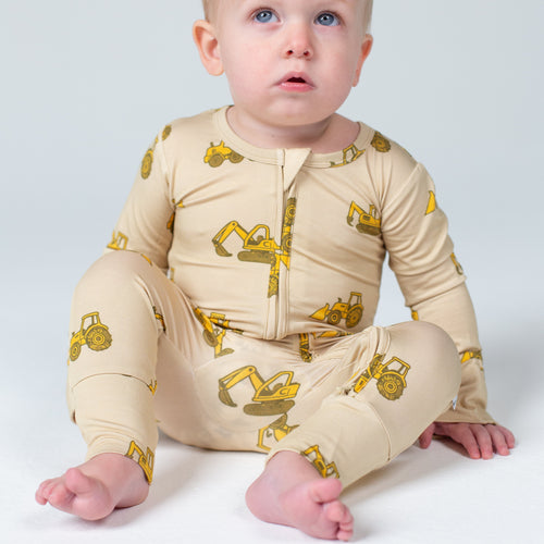 Construction Trucks - Footie