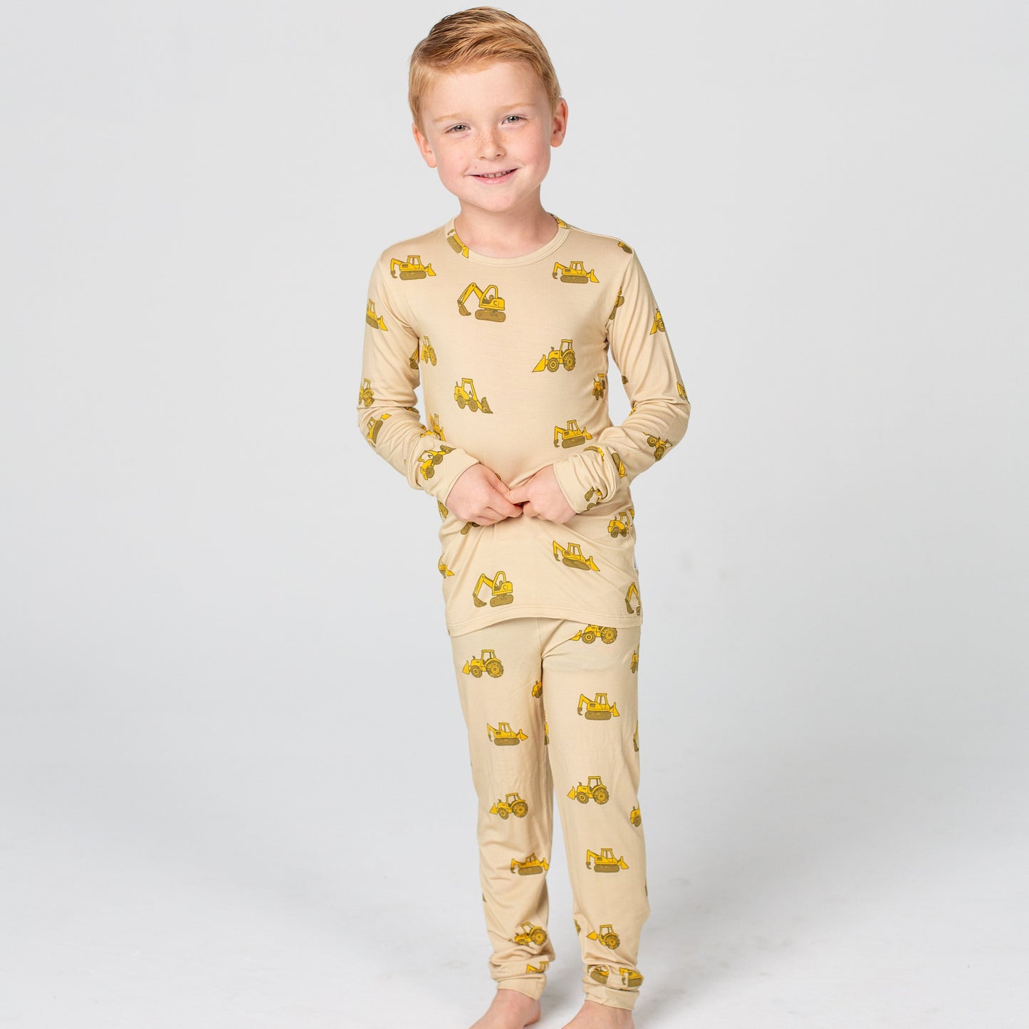 Construction Trucks - Long Sleeve Set