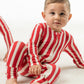 Candy Cane Stripe - Footie