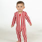 Candy Cane Stripe - Footie