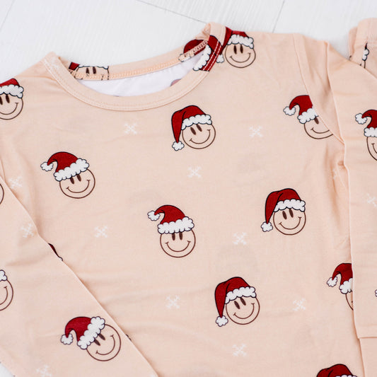 Smiley Santa - Long Sleeve Set