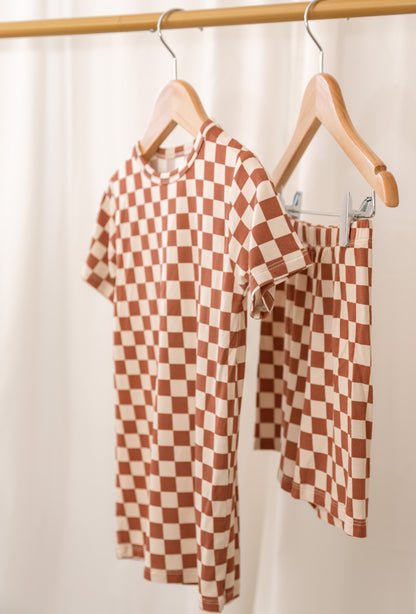 Rusty Checkers - Matching Short Set